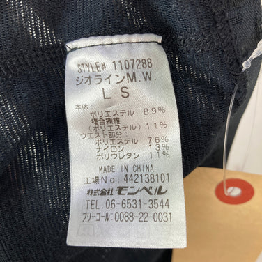【Women's L-Short ブラック系】 Montbell ( モンベル ) ジオライン ミドル ウェイト タイツ ZEO-LINE MW Tights ポリエステル ウェア ボトムス タイツ z00059797  タイツ ボトムス ウェア