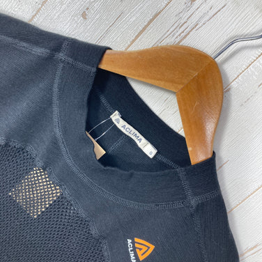 【Men's S ブラック系】 Aclima ( アクリマ ) ウールネット ティー シャツ WOOLNET T-SHIRT メリノウール ウェア トップス インナー シャツ ショートスリーブTシャツ クルーネック ウール z00059634  ウール ショートスリ