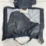 Montbell GORE-TEX Alpine Spats, Unisex, Size L, Black, Nylon, z00054711.