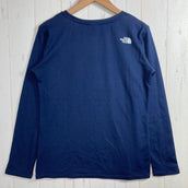 【Women's S ネイビー系】 The North Face ( ザ・ノースフェイス ) ストレッチ ロングスリーブティー ポリエステル ウェア トップス インナー シャツ ロングスリーブTシャツ クルーネック 化繊 z00057083  化繊 ロングスリーブTシャ
