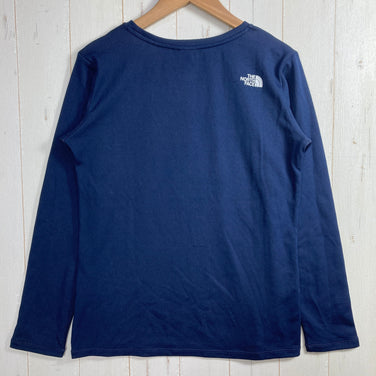 【Women's S ネイビー系】 The North Face ( ザ・ノースフェイス ) ストレッチ ロングスリーブティー ポリエステル ウェア トップス インナー シャツ ロングスリーブTシャツ クルーネック 化繊 z00057083  化繊 ロングスリーブTシャ