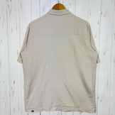 【Men's M アイボリー系】 Houdini ( フーディニ ) メンズ コスモ シャツ Men's Cosmo Shirt 238724 Foggy Mountain z00058225 Foggy Mountain 化繊 ショートスリーブシャツ インナー シャ