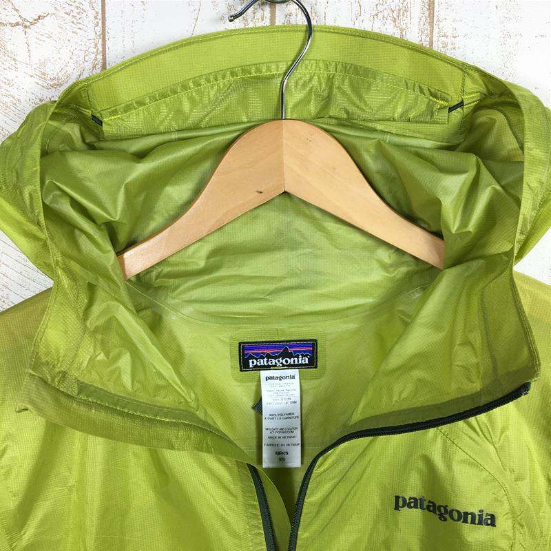 [Men's XS Green] Patagonia Alpine Houdini Jacket Waterproof Rain Shell Hoodie 85190 International Men's FLGN Rain Shell Outerwear