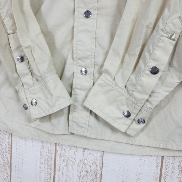 【Unisex S ベージュ系】 The North Face ( ザ・ノースフェイス ) ロングスリーブ ヌプシ シャツ L/S Nuptse Shirt NR11961 Asian Unisex  化繊 ロングスリーブシャツ インナー シャツ トップス ウェア
