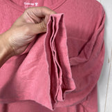 【Men's XL ピンク系】 Gohemp ( ゴーヘンプ ) ワイド フットボール ティー Wide Football Tee ヘンプコットン 七分袖 ワイドシルエット ヘンプ ウェア トップス インナー シャツ ショートスリーブTシャツ クルーネック コットン