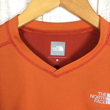 【Men's S オレンジ系】The North Face ( ザ ノースフェイス ) ロングスリーブ ベロシティ Vネック L/S Velocity V-Neck NT35951 Asian Men's 化繊 ロングスリーブTシャツ クルーネック インナー シャツ トップス ウェア - 【公式】2ndGEAR（セカンドギア）Webショップ【登山用品・アウトドア用品専門 買取販売店】