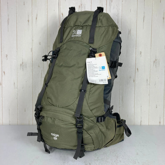 【Unisex OneSize グリーン系】 Karrimor ( カリマー ) リッジ 40 タイプ II Ridge 40 Type II Lt.Khaki 2気室 レインカバー付属 ナイロン バッグ ストレージ バックパック 容量【30L～54L】 z00061095 Lt