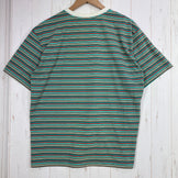 【Men's L グリーン系】 Bring ( ブリング ) ドライコットニー マルチボーダー ティーシャツ DRYCOTTONY MULTI BORDER T-SHIRT ポリエステル ウェア トップス インナー シャツ ショートスリーブTシャツ クルーネック 化