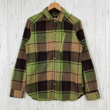 【Men's L ベージュ系】 Teton Bros ( ティートンブロス ) ファラロン シャツ Farallon Shirt 尾州再生ウール 毛七 ウール ウェア トップス インナー シャツ ロングスリーブシャツ ウール z00060831  ウール ロングスリ