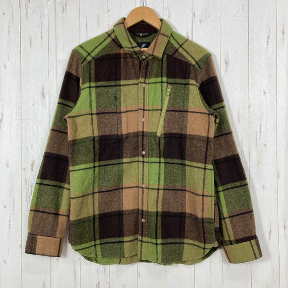 【Men's L ベージュ系】 Teton Bros ( ティートンブロス ) ファラロン シャツ Farallon Shirt 尾州再生ウール 毛七 ウール ウェア トップス インナー シャツ ロングスリーブシャツ ウール z00060831  ウール ロングスリ