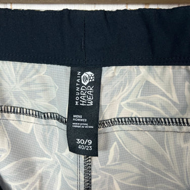 Mountain Hardwear Men's Trail Sender Shorts, Size 30, Black, Polyester, z00053561