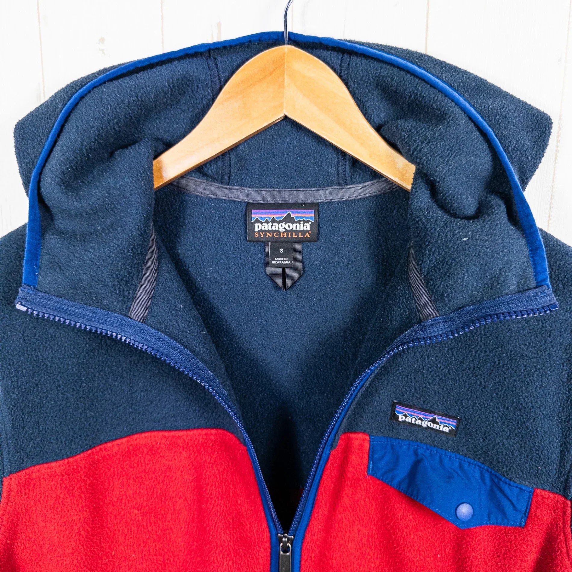レディース Patagonia 2018年 シンチラスナップT ニカラグア製 S 2トーン