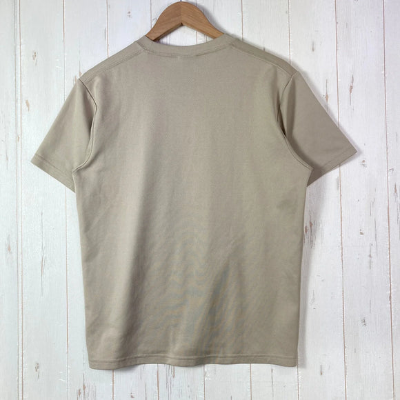 【Men's M ベージュ系】 Marmot ( マーモット ) マウンテン フォト ハーフスリーブ ティー Mountain Photo Half Sleeve Tee ポリエステル ウェア トップス インナー シャツ ショートスリーブTシャツ クルーネック 化繊