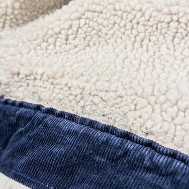 男士小号海军蓝巴塔哥尼亚绒毛衬里卡车司机夹克（NENA） - 已停产款式，难寻。灯芯绒和棉质上衣。