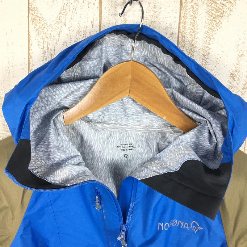 【女款S蓝色】Norrona Bitihorn Dri1 Jacket 雨壳连帽衣 2626-18 国际女式雨壳外套