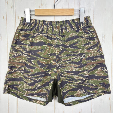 【Men's M グリーン系】 Mountain Martial Arts | Mma ( マウンテンマーシャルアーツ ) 7 ポケット ランパンツ 7 ショートレングス 7Pocket Run Pants Shorty タイガーカモ 生産終了モデル 入手困難 ポリ