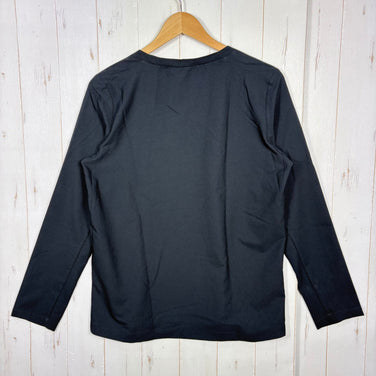 【Women's S ブラック系】 Houdini ( フーディニ ) ウィメンズ カバー クルー W's Cover Crew 158694 TRUE BLACK z00055971 TRUE BLACK 化繊 ロングスリーブTシャツ クルーネック インナー シャツ