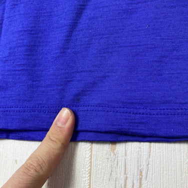 【Women's M ブルー系】 Icebreaker ( アイスブレーカー ) スーパーファイン ウルトラライト 150 ティー メリノウール ウェア トップス インナー シャツ ショートスリーブTシャツ クルーネック ウール z00055020  ウール ショート