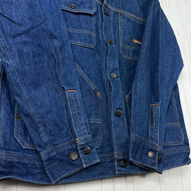 【Men's S ネイビー系】 2018 Patagonia ( パタゴニア ) スティール フォージ デニム ジャケット Steel Forge Denim Jacket DDNM / Dark Denim 生産終了モデル 入手困難 オーガニックコットン ウェア