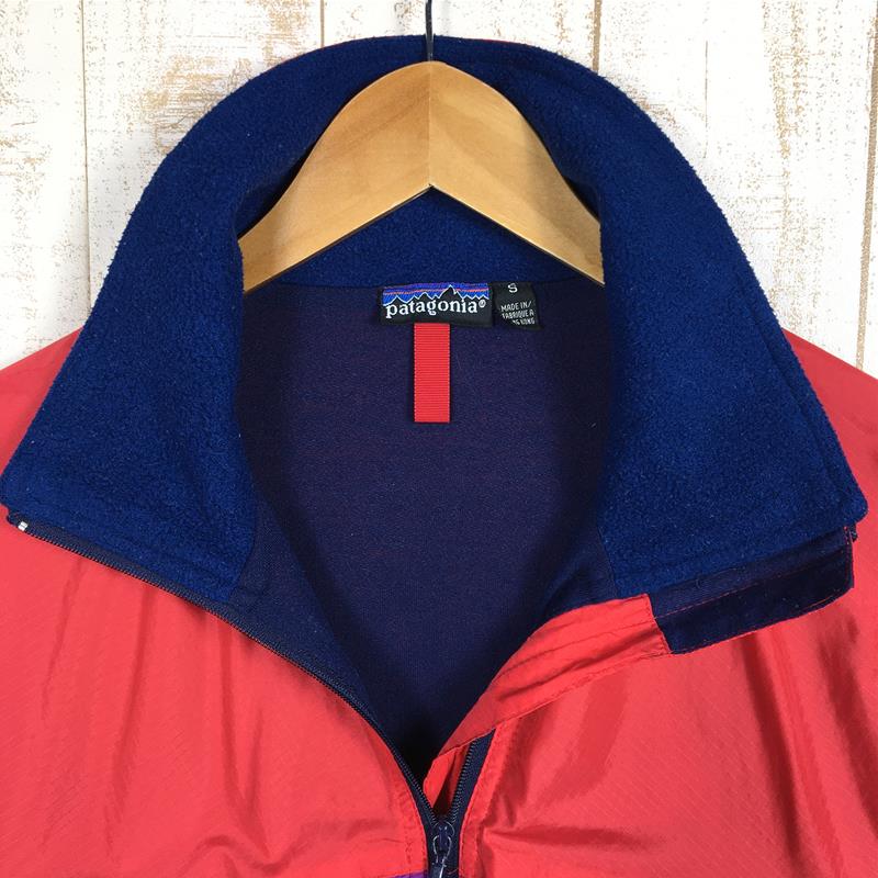 [Men's S Red] Patagonia Featherweight Jacket Windshell H2No-Light Red x Magenta Vintage Hard to Find 83151 International M