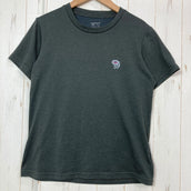 【女士 S 灰色系】 Mountain Hardwear ( 哥伦比亚 ) 速干T恤 Quick Dry T Shit 聚酯纤维 运动服饰 上衣 内搭 短袖T恤 圆领 化纤 z00