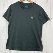 【Women's S グレー系】 Mountain Hardwear ( マウンテンハードウェア ) クイックドライ ティーシャツ Quick Dry T Shit ポリエステル ウェア トップス インナー シャツ ショートスリーブTシャツ クルーネック 化繊 z00
