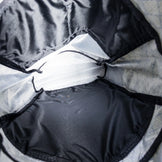 均码黑色 Waymark Gear Company Mile 28L 尼龙收纳背包/背包（容量高达 29L）ECO PAK E（已停产型号，很难找到）