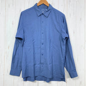 【Unisex M ブルー系】 Yamatomichi ( 山と道 ) メリノ シャツ Merino Shirt メリノウール ウェア トップス インナー シャツ ロングスリーブシャツ ウール z00057836  ウール ロングスリーブシャツ インナー シャツ ト