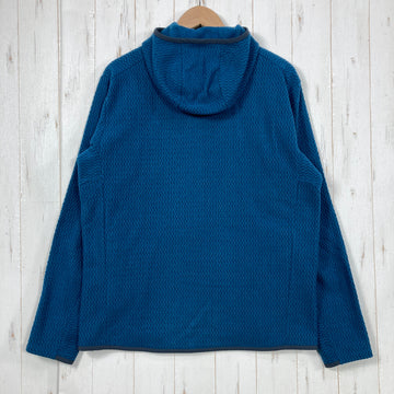 【Men's L ネイビー系】 2021 Patagonia ( パタゴニア ) R1 エア フルジップ フーディ R1 Air Full-Zip Hoody CTRB 軽量 通気性 速乾性 リサイクルポリエステル100% ポリエステル ウェア トップス アウター - 0