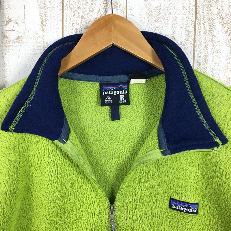 [Men's M Green] Patagonia R2 Jacket, Fleece Jacket, Regulator, European exclusive color, Acid x Classic Navy, Made in Portugal, Hard to find, 25130E International Men's