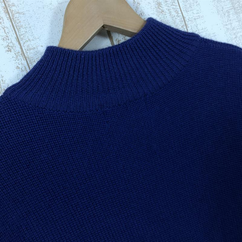 [Men's S Navy] Patagonia Alpinist Sweater Storm Blue Wool Knit Zip Neck Discontinued Model Hard to Find 51311 International Men's Storm