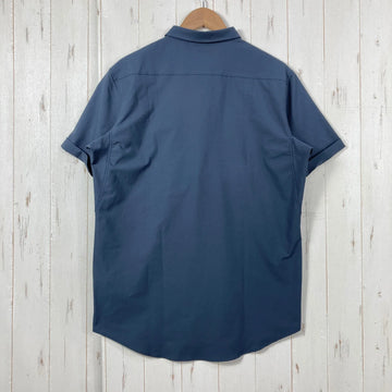【Men's M ネイビー系】 Houdini ( フーディニ ) ショートスリーブ シャツ Shortsleeve Shirt ポリエステル ウェア トップス インナー シャツ ショートスリーブシャツ 化繊 z00059696  化繊 ショートスリーブシャツ イン - 0
