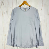 【Men's M グレー系】 Houdini ( フーディニ ) メンズ カバークルー ロングスリーブ M's Cover Crew Long Sleeve 258694 ground grey z00058227 ground grey 化繊 ロングスリーブTシ