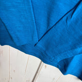 男式中蓝色 Mammut Massone 长袖 T 恤，圆领，棉质，上衣，汗衫，z00053729