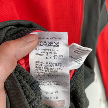 【Men's S レッド系】 Mountain Equipment ( マウンテンイクイップメント ) イクリプス フーデッド ジップ ティー Eclipse Hooded Zip Tee ポリエステル ウェア トップス アウター ジャケット フリース z0005