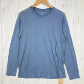 【Unisex M ネイビー系】 Yamatomichi ( 山と道 ) 100% メリノ ロングスリーブ 100% Light Merino Long Sleeve 150-160g/m2 メリノウール100% メリノウール ウェア トップス インナー シャツ ロン