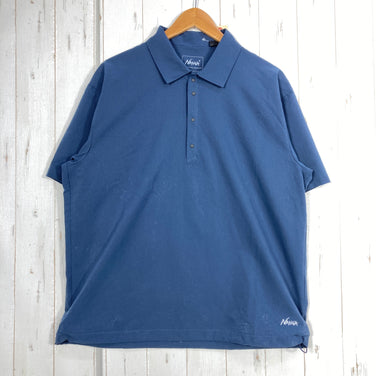 【Men's S ネイビー系】 Nanga ( ナンガ ) ドットエア コンフィー ポロシャツ DotAir COMFY POLO SHIRT ポリエステル ウェア トップス インナー シャツ ショートスリーブシャツ 化繊 z00059258  化繊 ショートスリー