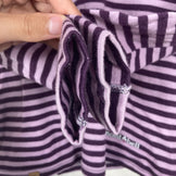 【Women's S パープル系】 Montbell ( モンベル ) メリノウールプラス ボーダー ロングスリーブ T シャツ Merino Wool Plus Border Long Sleeve T-Shirt スランテックカフ / UVカット メリノウール ウェ
