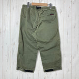 【Men's S グリーン系】 Gramicci ( グラミチ ) クロップド クライミングパンツ Cropped Climbing Pant 生産終了モデル 入手困難 ウェビングベルト ガゼットクロッチ コットン ウェア ボトムス ショーツ ショートパンツ コット