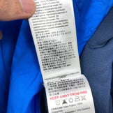 男士小号蓝色 Mammut Rime Light Insulation Flex 连帽保暖夹克。合成羽绒服。