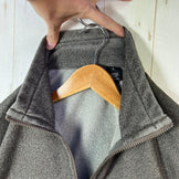 [Men's Large Gray] 2001 Patagonia Polar Basin Jacket, Dark Taupe Heather. Discontinued model, hard to find. This fleece jacket is a top and outerwear item.