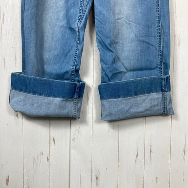【Women's XS ブルー系】 Gramicci ( グラミチ ) デニム ファイブ ポケット ワイド パンツ Denim Five Pocket Wide Pants コットン ウェア ボトムス ロングパンツ コットン z00060523  コットン ロングパンツ