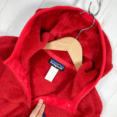 [女款 XS 红色] 2012 Patagonia Re-Tool 连帽衫 MMX 涤纶抓绒外套 (z00054090)