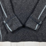 Men's Medium Black Marmot Wool Long Sleeve Tee, Wool Top, Undershirt, Long Sleeve T-Shirt with Crew Neck, Wool (z00054280)