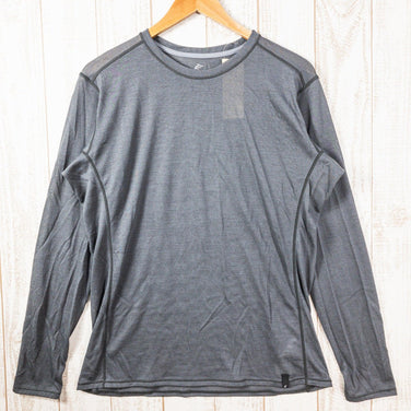 【Men's L チャコール系】 Teton Bros ( ティートンブロス ) アクシオ ライト ロングスリーブ Axio Lite Long Sleeve ウール TB231-25M Asian Men's ウール ロングスリーブTシャツ クルーネック インナー - 【公式】2ndGEAR（セカンドギア）Webショップ【登山用品・アウトドア用品専門 買取販売店】
