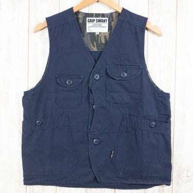【Men's M ネイビー系】 Grip Swany ( グリップスワニー ) ファイヤー プルーフ ベスト Fire Proof Vest コットン GSV-02 Asian Men's コットン ベスト トップス ウェア - 【公式】2ndGEAR（セカンドギア）Webショップ【登山用品・アウトドア用品専門 買取販売店】