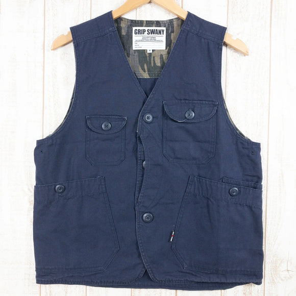 【Men's M ネイビー系】 Grip Swany ( グリップスワニー ) ファイヤー プルーフ ベスト Fire Proof Vest コットン GSV-02 Asian Men's コットン ベスト トップス ウェア - 【公式】2ndGEAR（セカンドギア）Webショップ【登山用品・アウトドア用品専門 買取販売店】