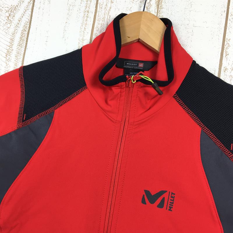 【Men's S レッド系】 Millet ( ミレー ) アルパイン ソフトシェル ジャケット Alpine Softshell Jacket Men's  ソフトシェル アウター ジャケット トップス ウェア