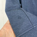【Men's XS ネイビー系】 Lululemon ( ルルレモン ) シティ スウェット フルジップ フーディ City Sweat Full-Zip Hoodie Heathered True Navy 4WAYストレッチ ウェア トップス インナー シャツ フ-9
