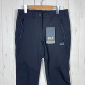 【Women's 38 ブラック系】 Jackwolfskin ( ジャックウルフスキン ) エキソライト マウンテン パンツ Exolight Mountain Pants Alpinschule Innsbruck（山岳ガイド団体） ナイロン ウェア ボトムス ロング